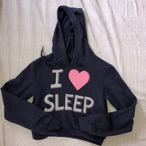 Dark purple Crop top sweatshirt!!!!